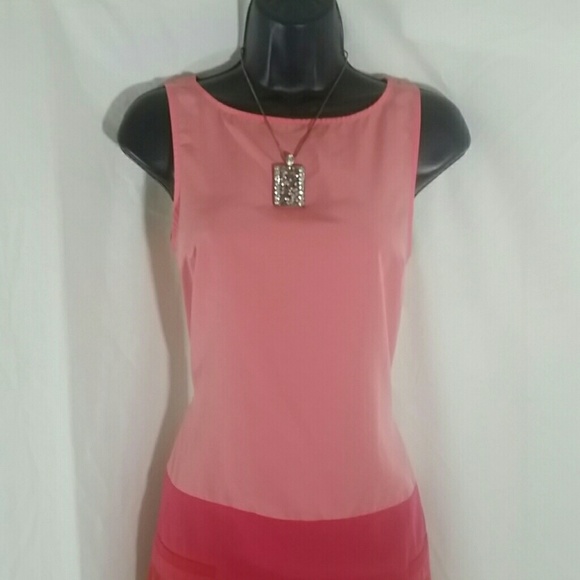 H&M Sleeveless Color Block Dress Size 4 - Picture 2 of 7